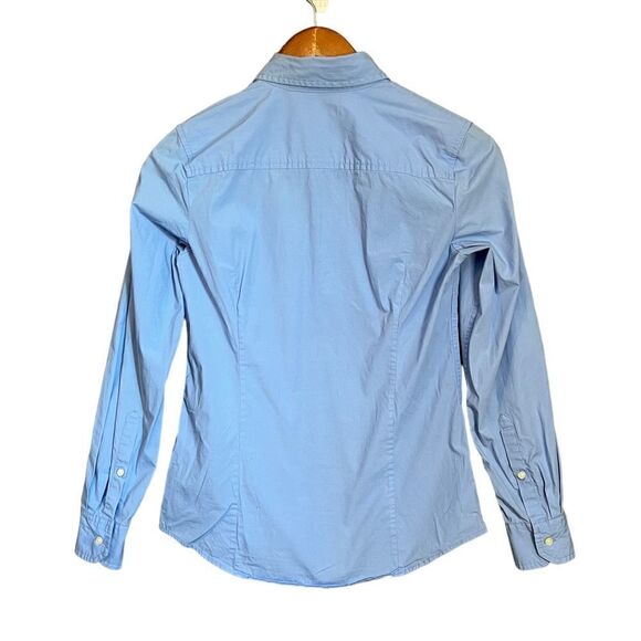 3 for $30! Gap blue button down tailored shirt. Size extra small - Picture 10 of 11